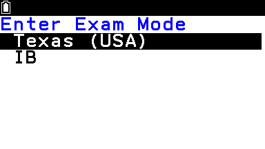 fx-CG100 V2 Exam Mode