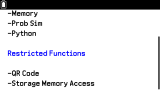 fx-CG100 V2 Exam Mode UK