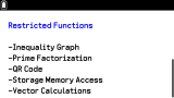 fx-CG100 V2 Exam Mode US