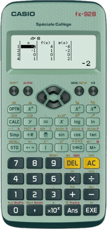 Casio fx-92B Spéciale Collège