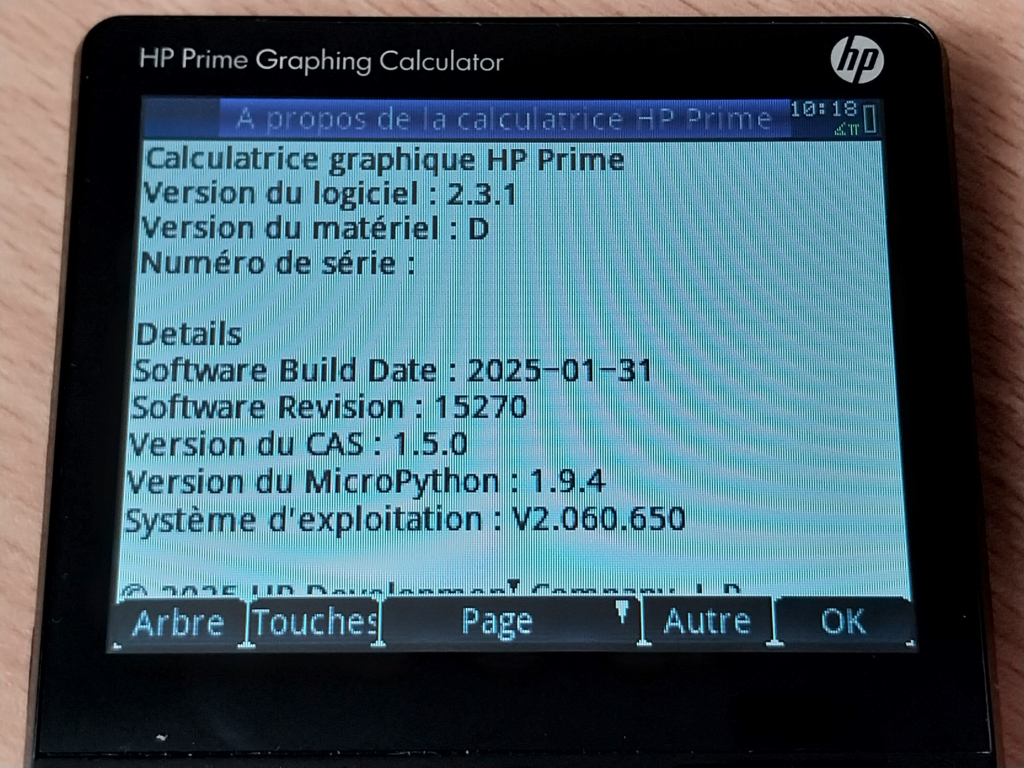 HP Prime G2 + OS 2.3.1.15270