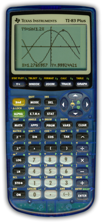 TI-83 Plus Cool Blue