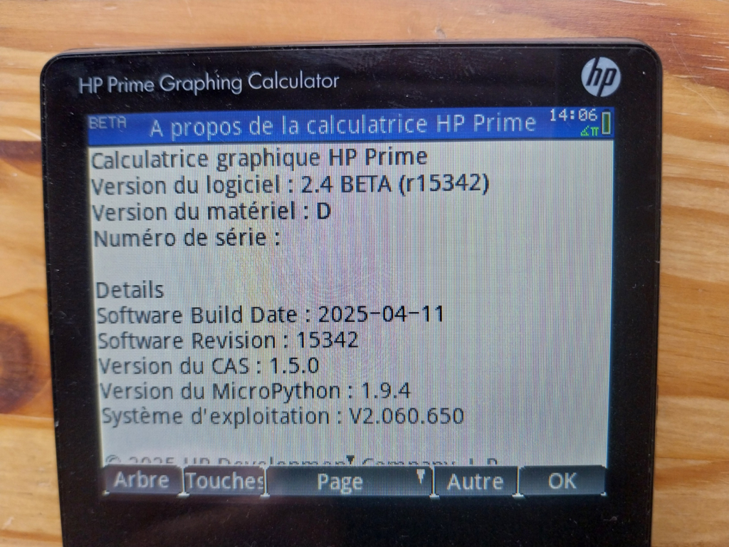 HP Prime G2 + OS 2.4.15342