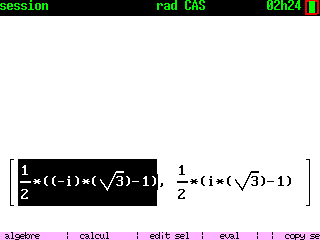 TI-83PCE + KhiCAS