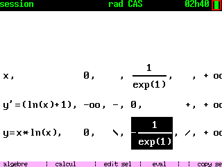 TI-83PCE + KhiCAS