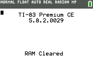 TI-83PCE 5.8.2