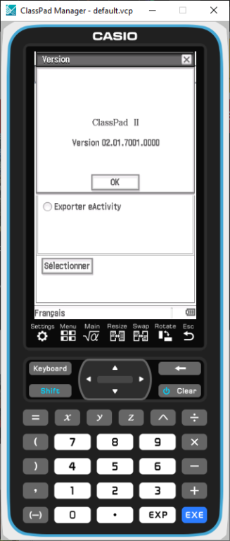 ClassPad Manager