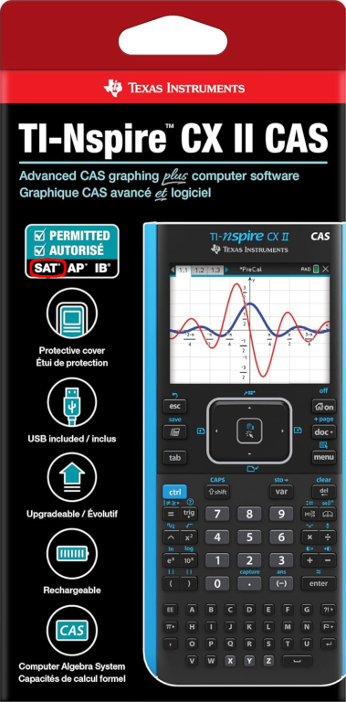 Emballage TI-Nspire CX II CAS