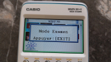 Mode examen Graph 90+E