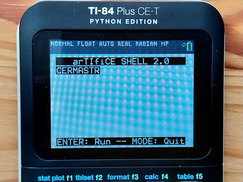TI-84+CE-T Python + arTIfiCE v2