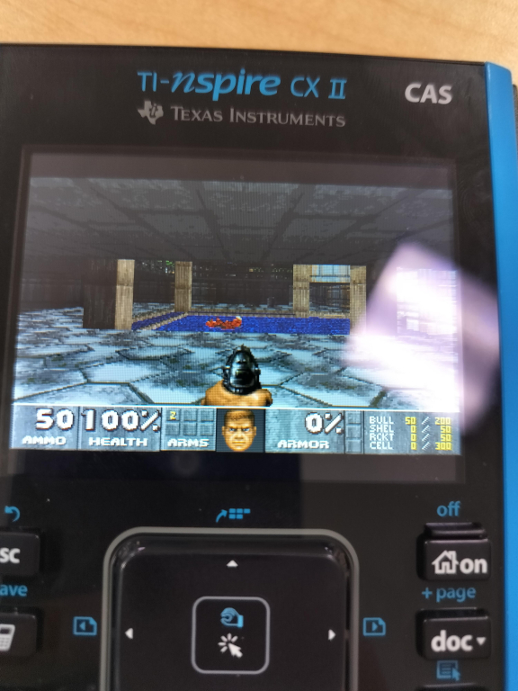 TI-Nspire CX II AU + nDoom