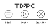Menu principal TD'PC