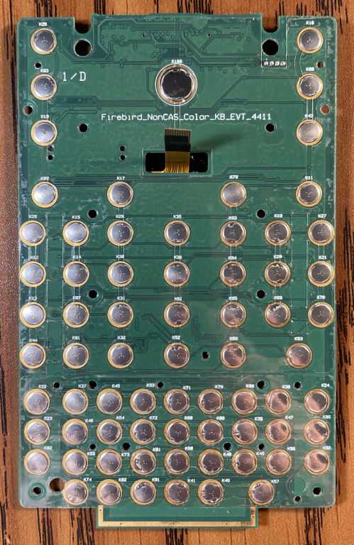 Keyboard PCB front