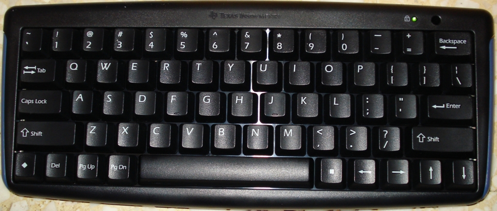 TI-Keyboard - face