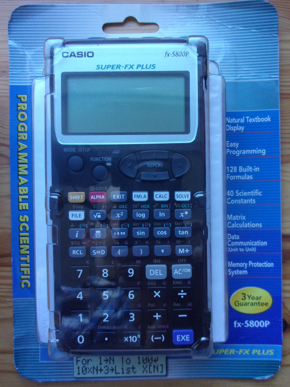 Casio fx-5800P