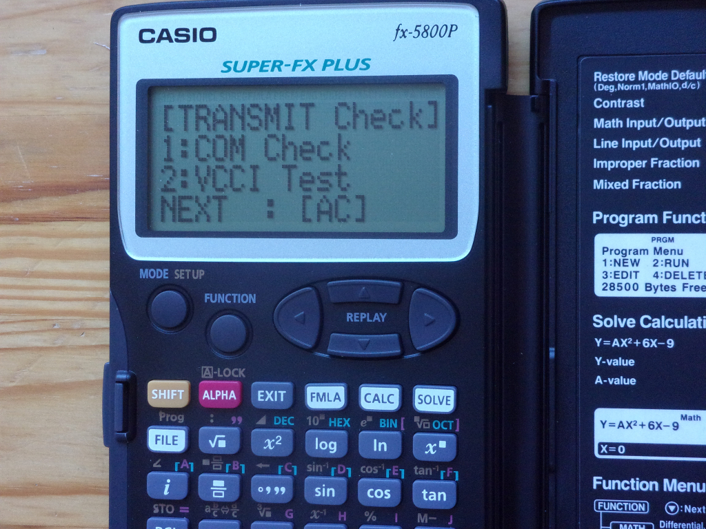 Casio fx-5800P