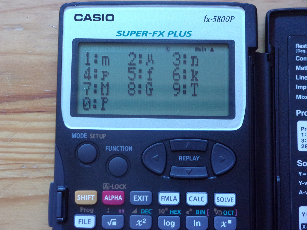 Casio fx-5800P