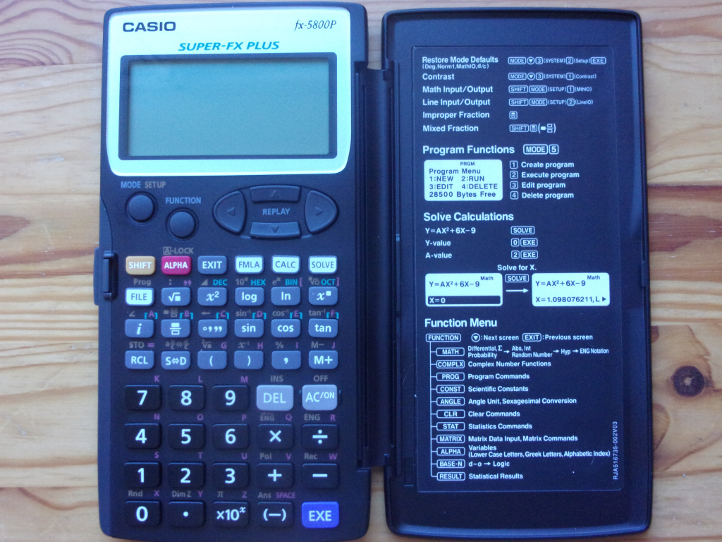 Casio fx-5800P