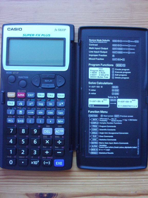 Casio fx-5800P