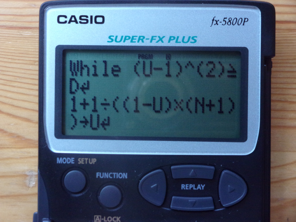 Casio fx-5800P