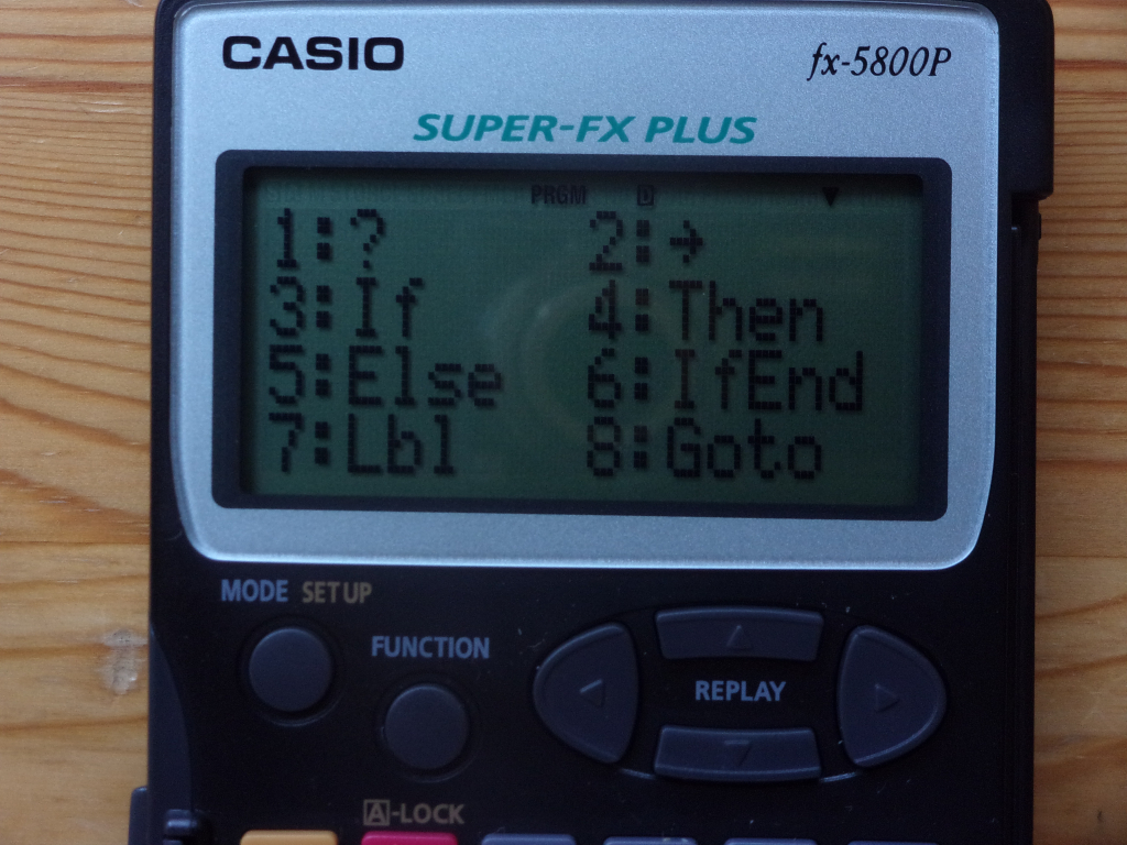 Casio fx-5800P