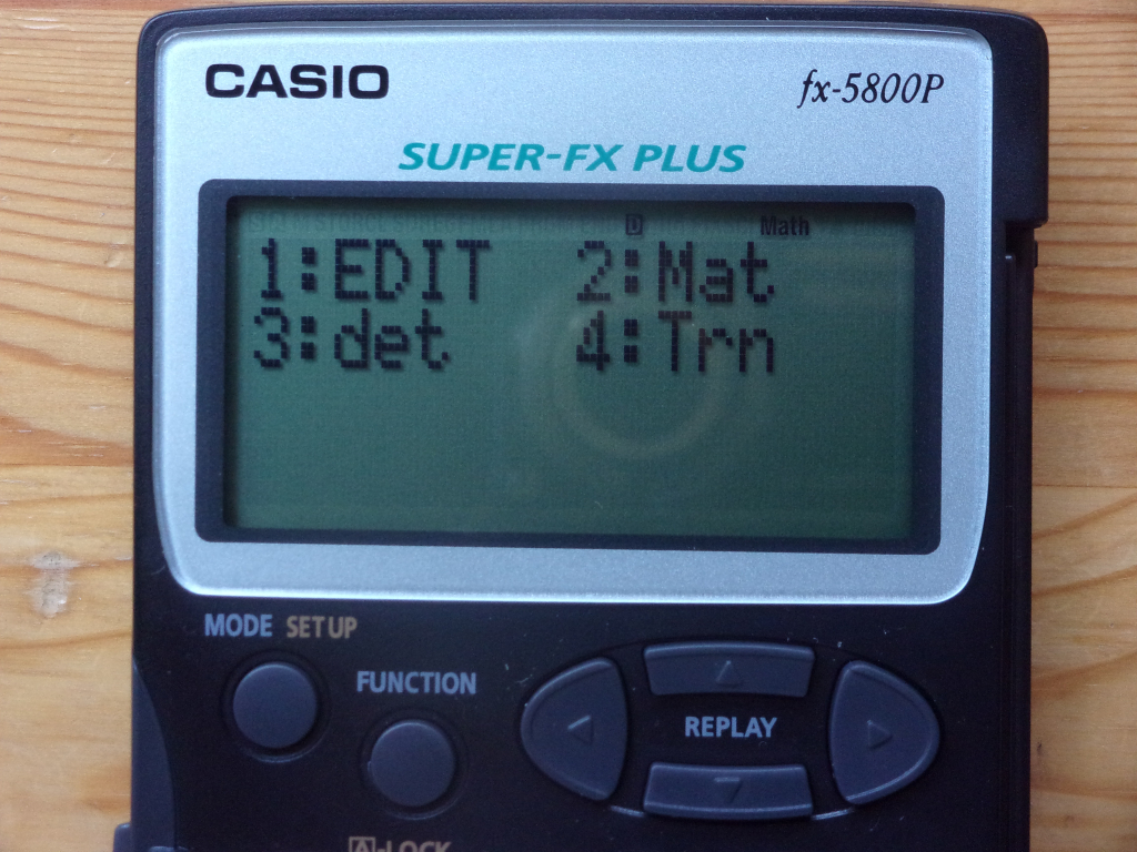 Casio fx-5800P