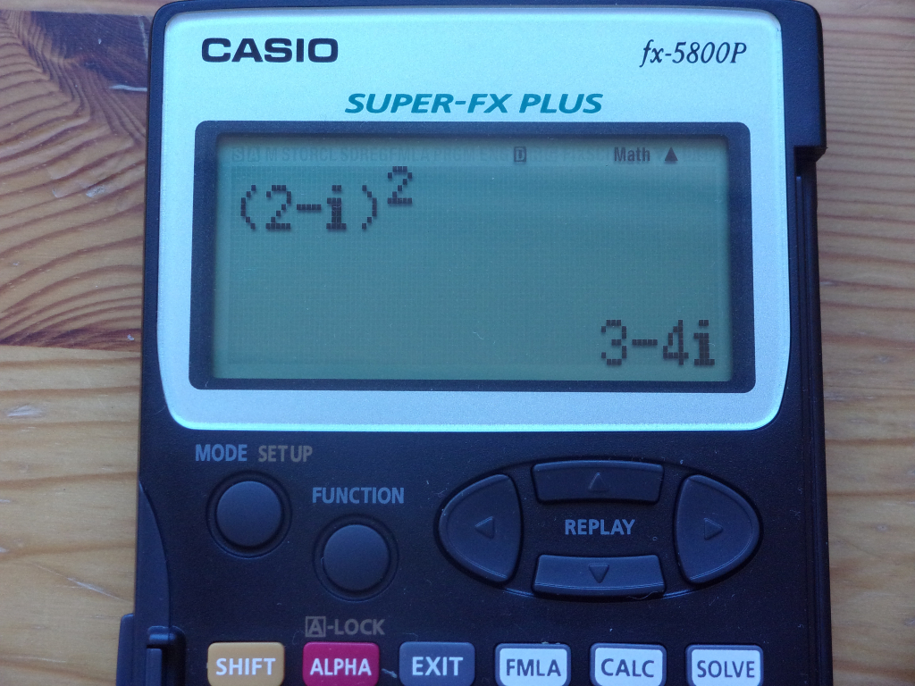 Casio fx-5800P