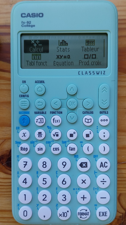 Casio fx-92 Collège Classwiz