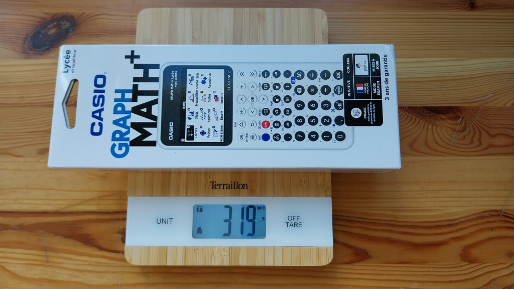 Pesée boîte Graph Math+