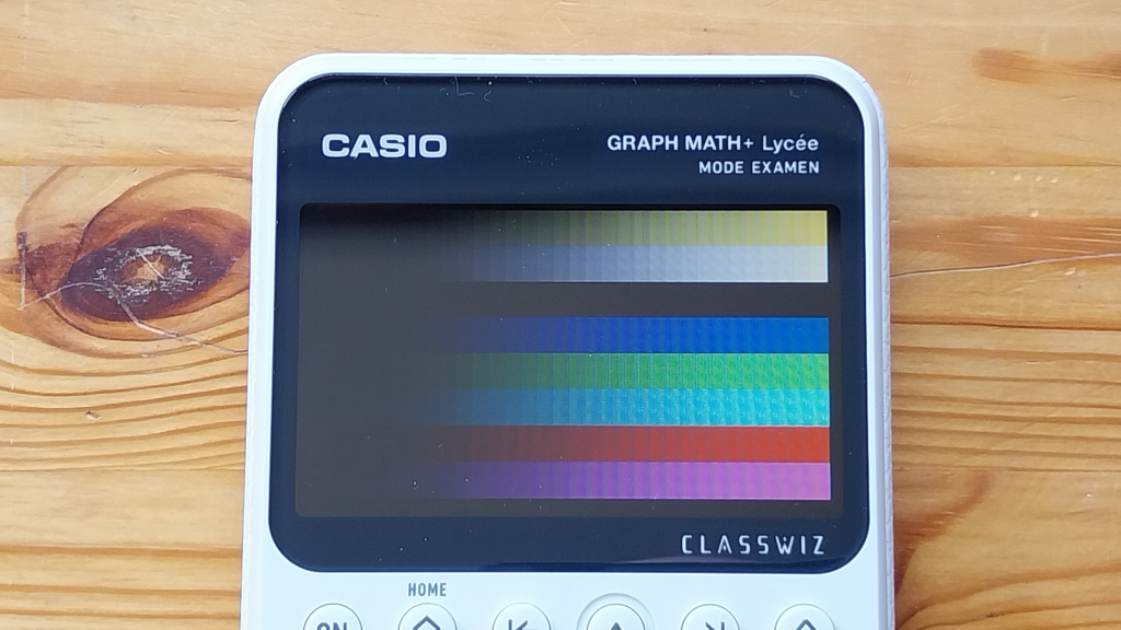 Diagnostic écran Graph Math+