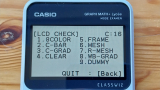 Diagnostic écran Graph Math+