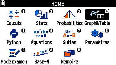 Graph Math+ : appli Graphe&Table