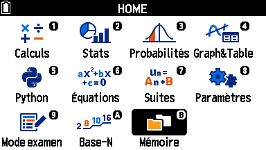 Graph Math+ : appli Mémoire