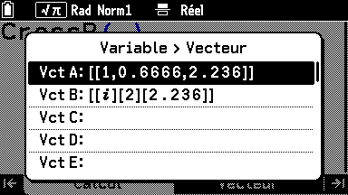 Graph Math+ : Vecteurs