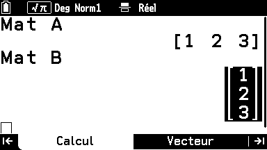 Graph Math+ : calcul vectoriel