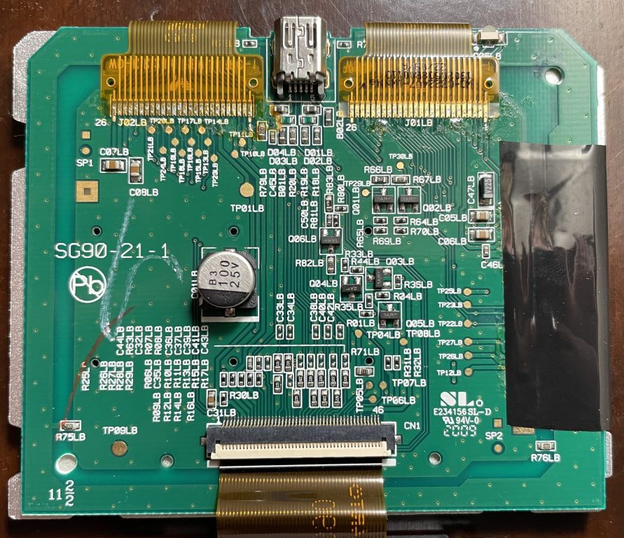LCD PCB front