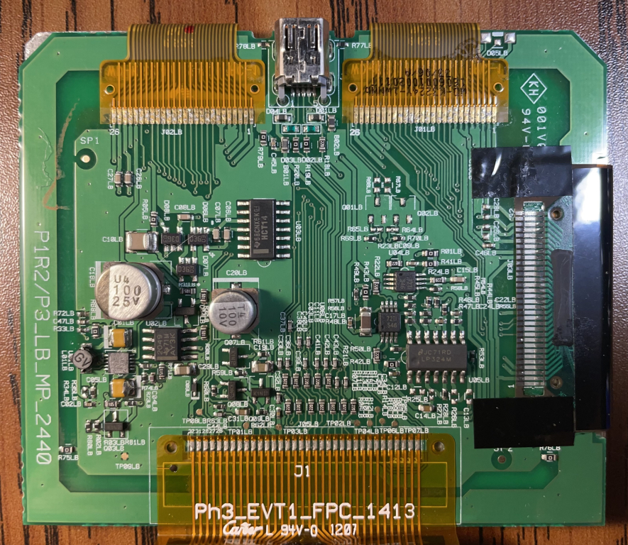 LCD PCB front