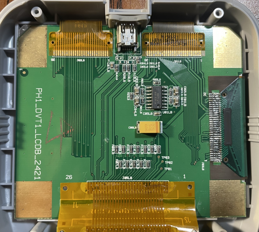 LCD PCB front