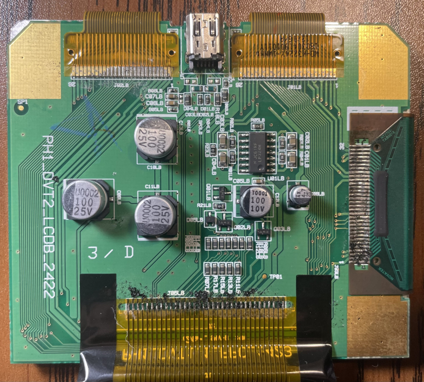 LCD PCB front