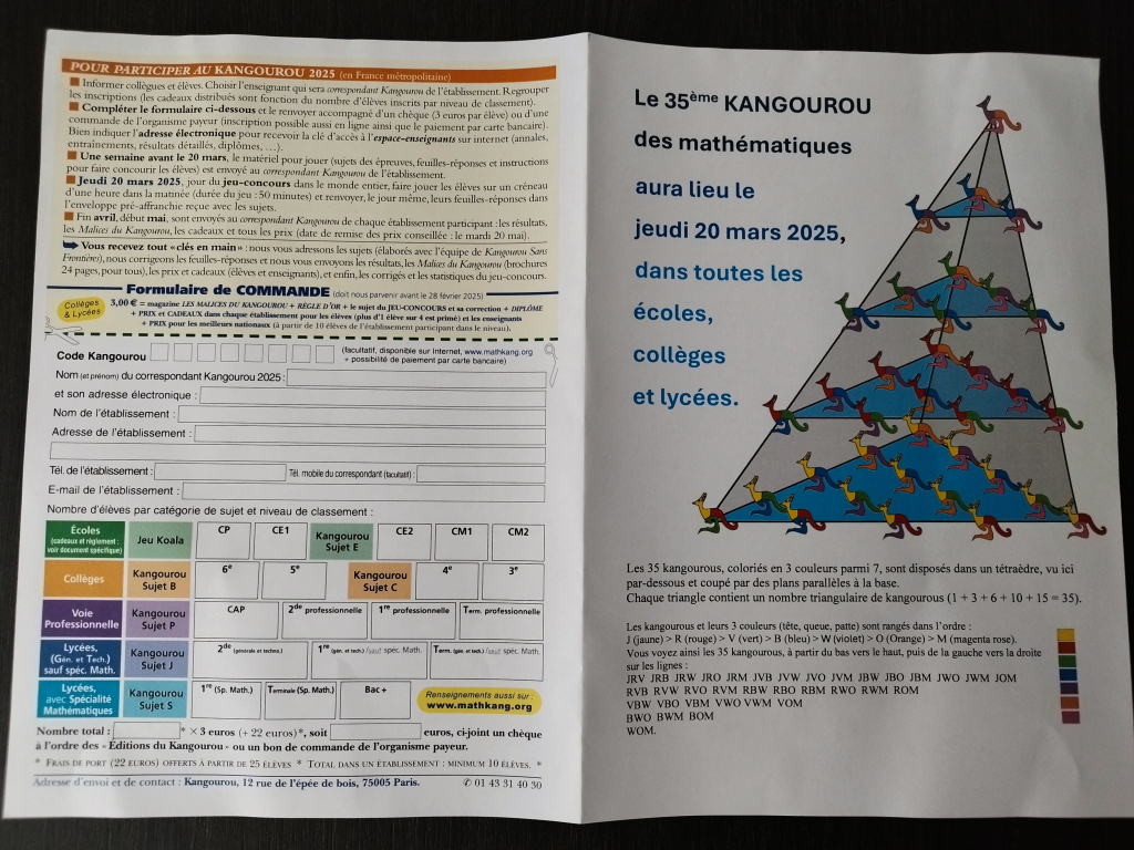 Dépliant Kangourou kit APMEP 24