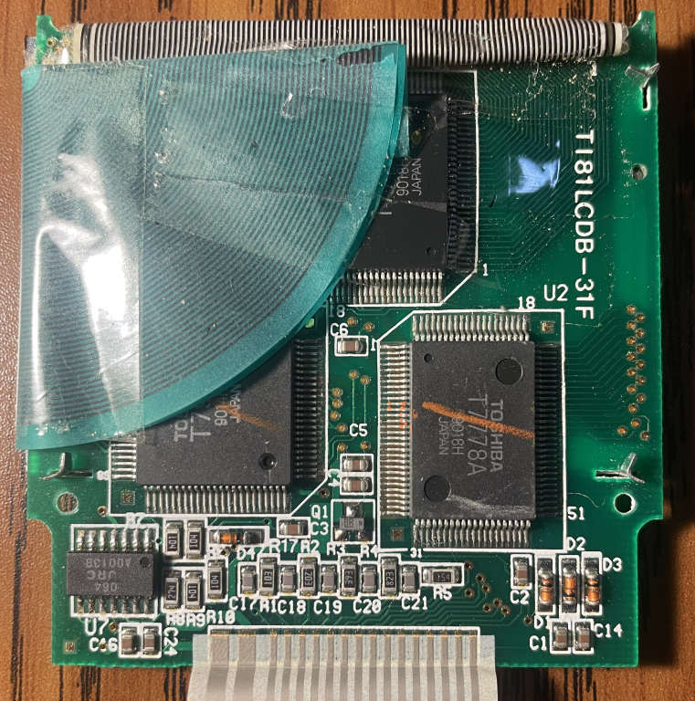 LCD PCB front