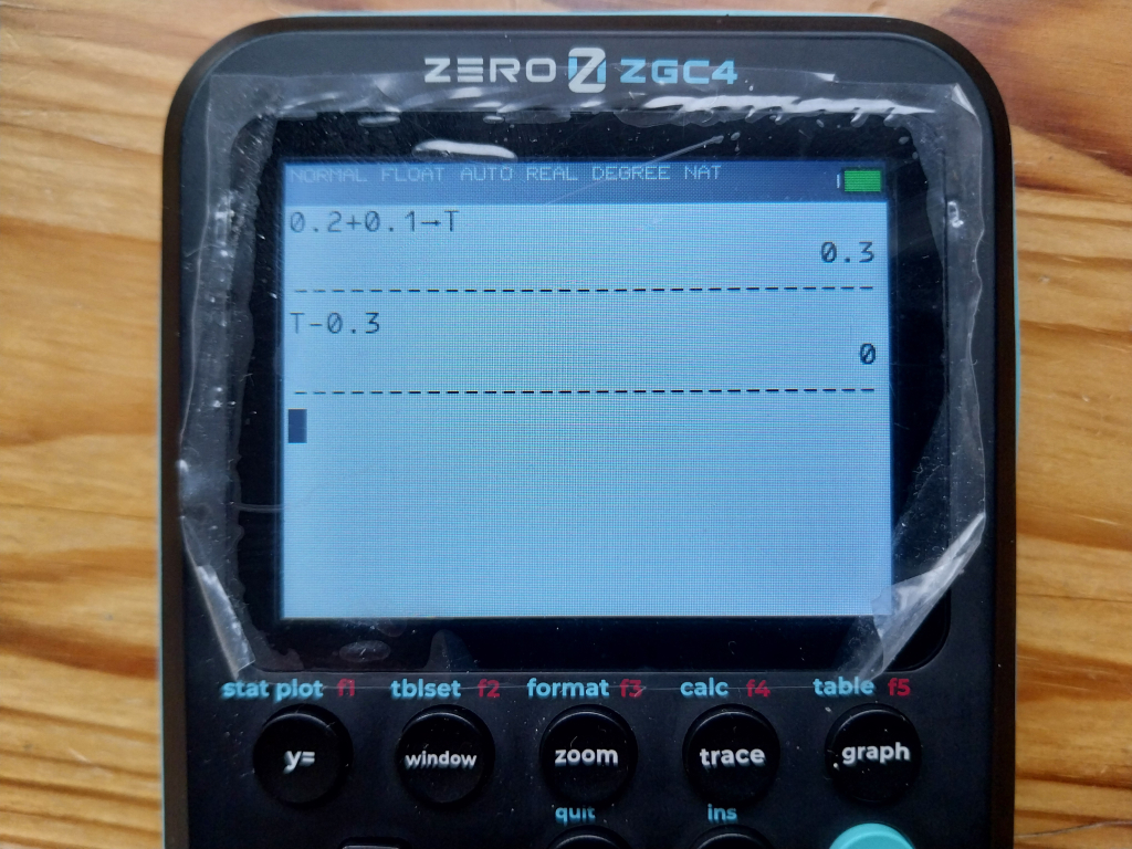 Zero ZGC4 2.22 : calcul