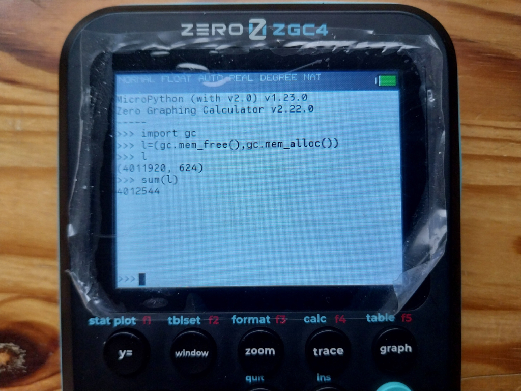 Zero ZGC4 2.22 : Python