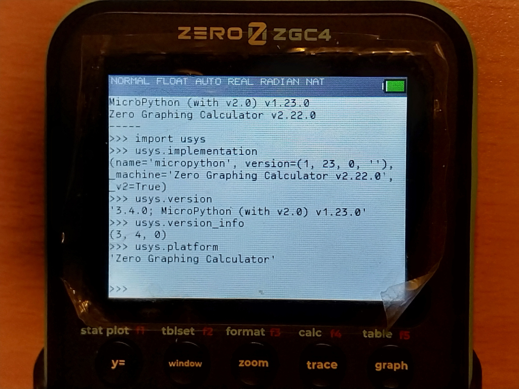 Zero ZGC4 2.22 : Python