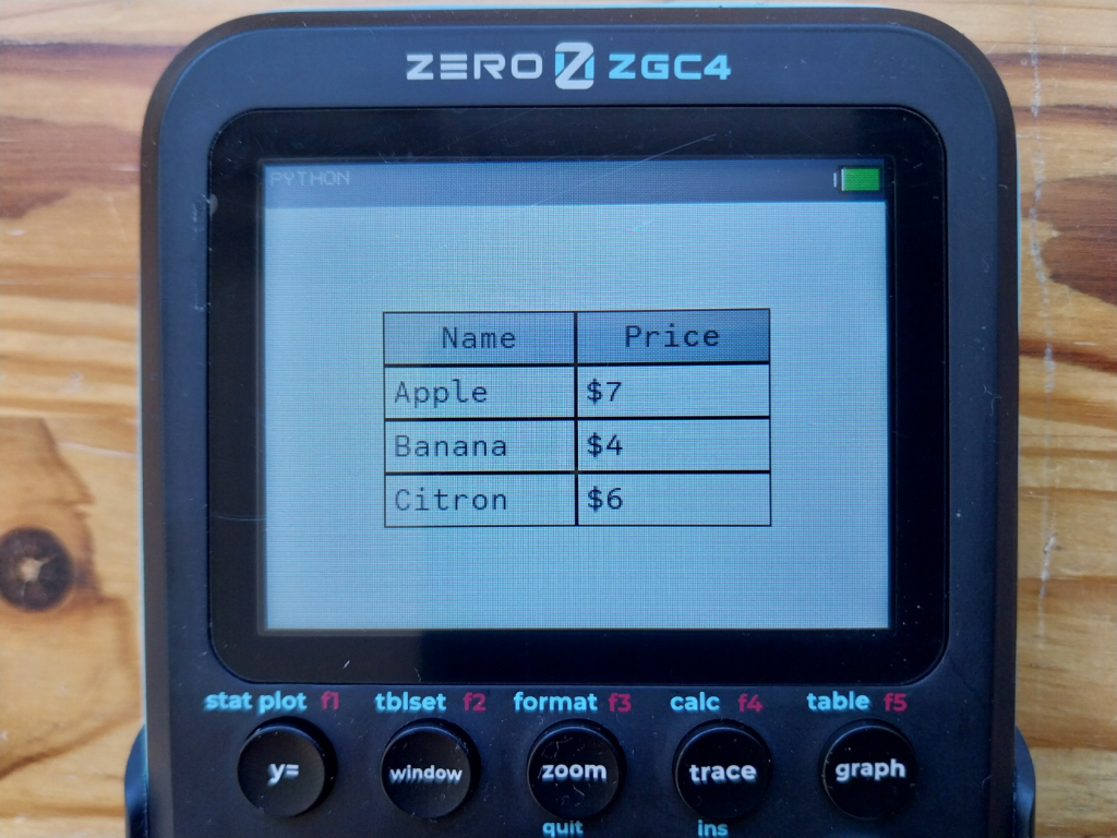 Zero ZGC4 Python lvgl
