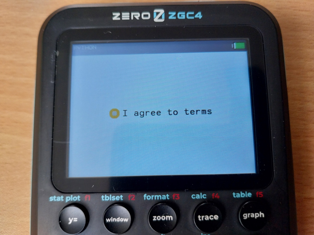 Zero ZGC4 Python lvgl