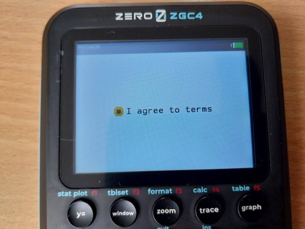 Zero ZGC4 Python lvgl