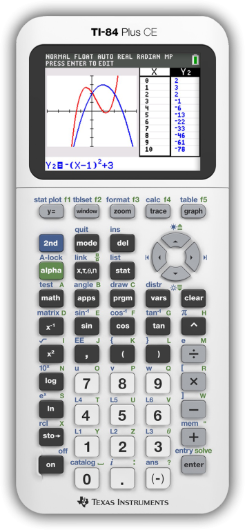 TI-84 Plus CE Bright White