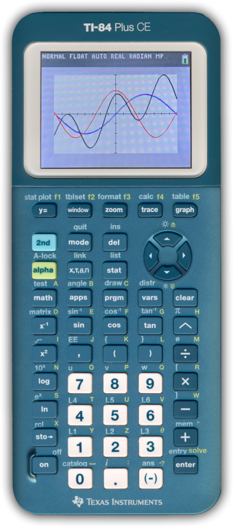 TI-84 Plus CE Tangent Teal