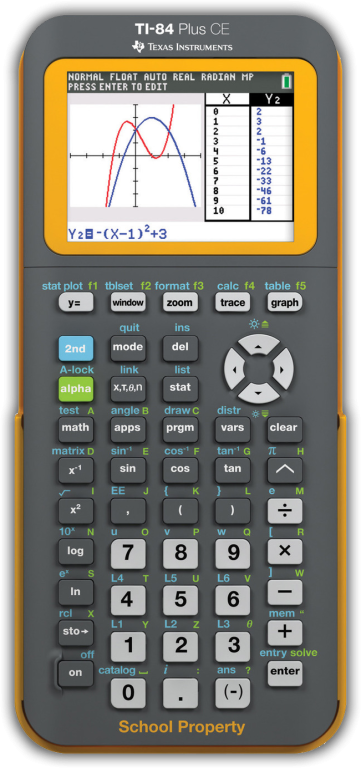 TI-84 Plus CE School Property